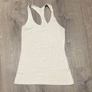 Lululemon Athletica White Tank Top
